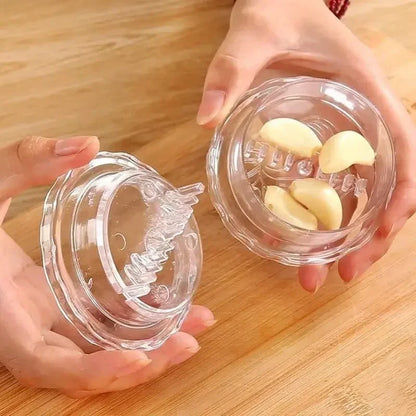 Manual Garlic Crusher – Roll Press Chopper Kitchen Gadget