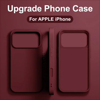 Shockproof Slim iPhone Case – Solid Color ABS Cover