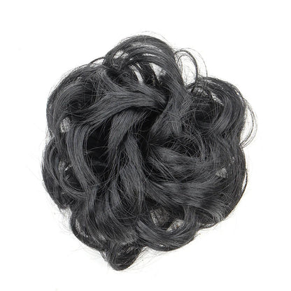 Messy Bun Hair Piece – Synthetic Chignon with Elastic Band