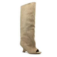 Apricot suede