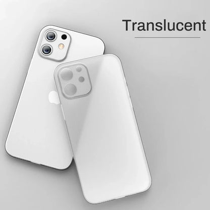 Ultra-Thin iPhone Case 0.2mm Slim Cover for iPhone 11–17 Pro Max Air