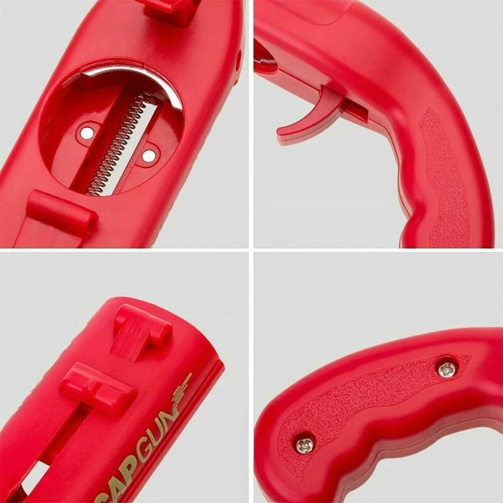 Cap Gun Bottle Opener – Fun Beer Cap Launcher for Parties