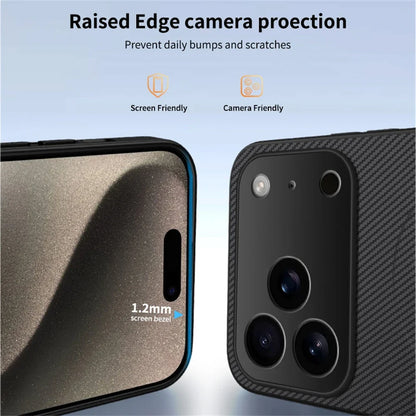 MagSafe Carbon Fiber Case for iPhone 17 16 15 14 13 Pro Max Air – Ultra Thin Magnetic Cover