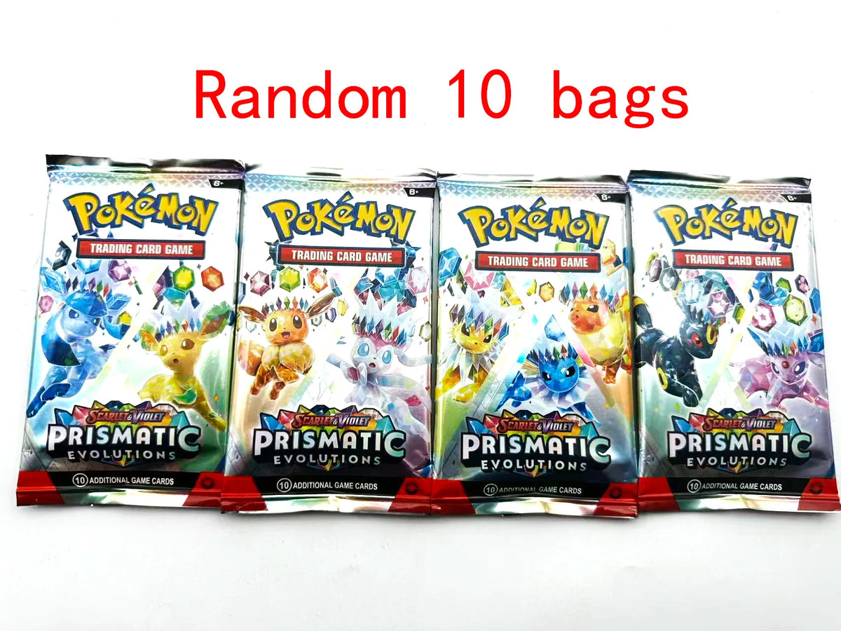 360 Pack Pokémon Scarlet Violet Prismatic Evolutions English Trading Cards