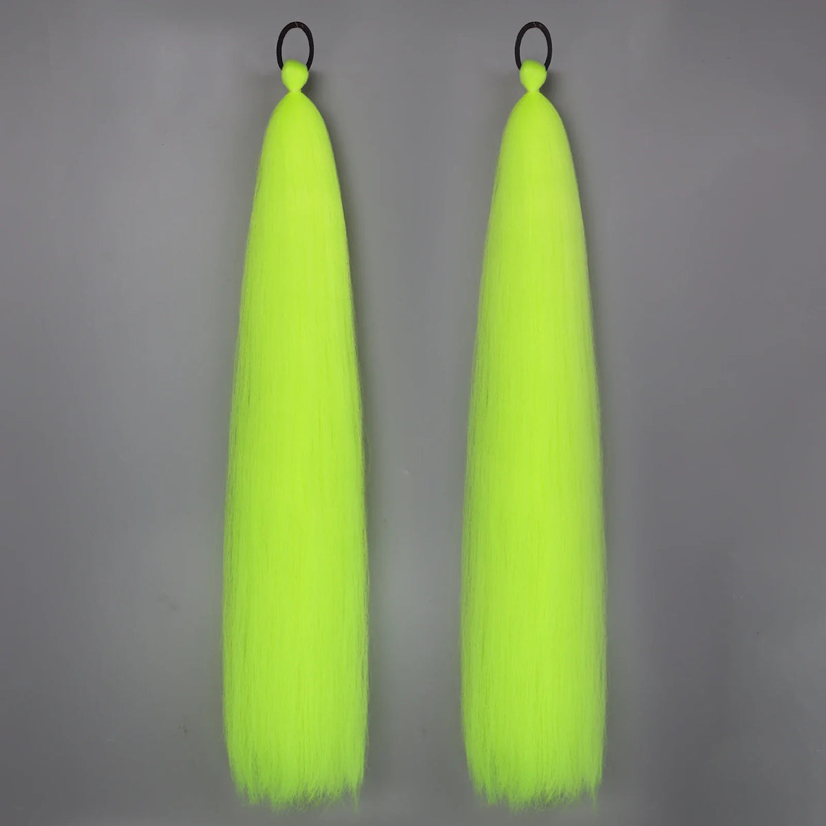 Synthetic Ponytail Extension 2-Piece Set – Long Straight with Rubber Band