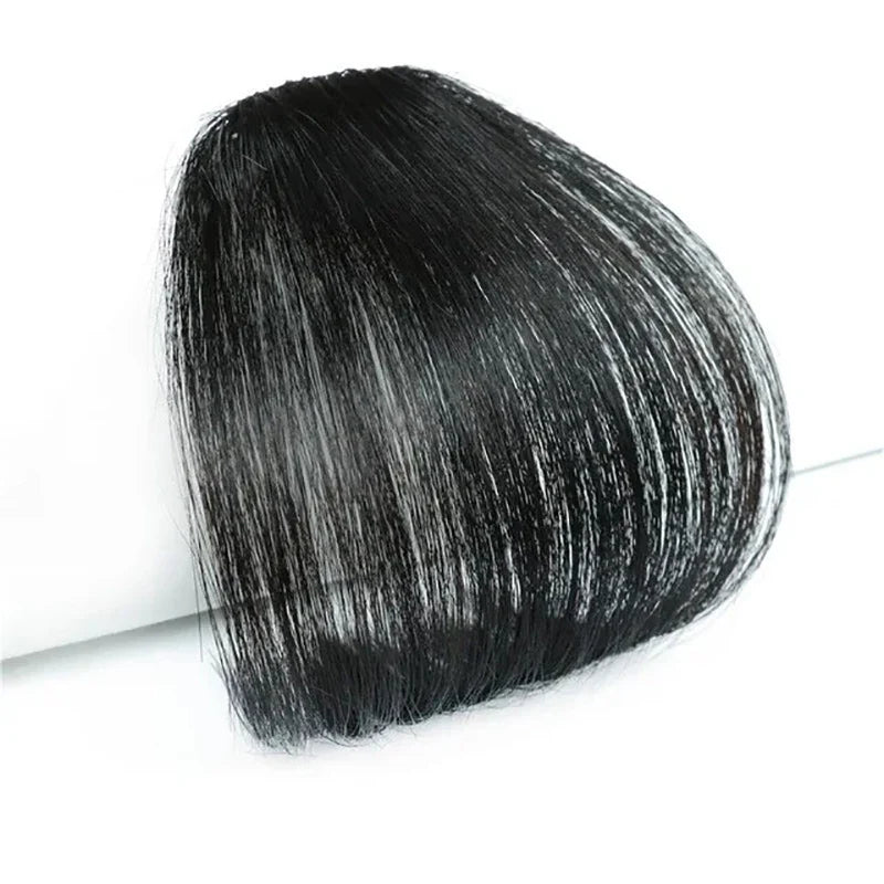 Clip-In Air Bangs Hair Extension – Wispy Synthetic Fringe for Women