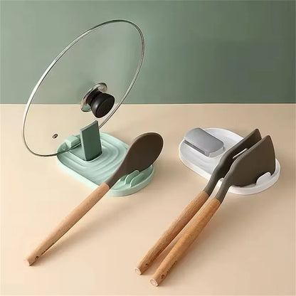 Silicone Spoon Rest & Utensil Holder – Kitchen Organizer