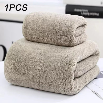 Bamboo Charcoal Coral Velvet Bath Towel – Super Absorbent