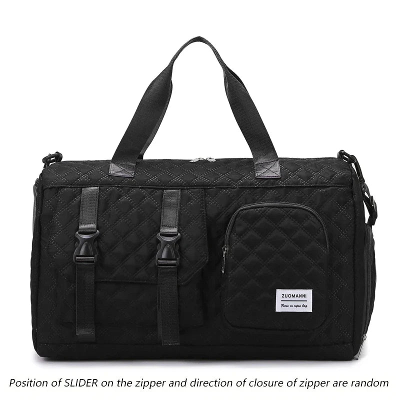 Nylon Travel Duffle Bag Large Gym Sports Overnight Bag