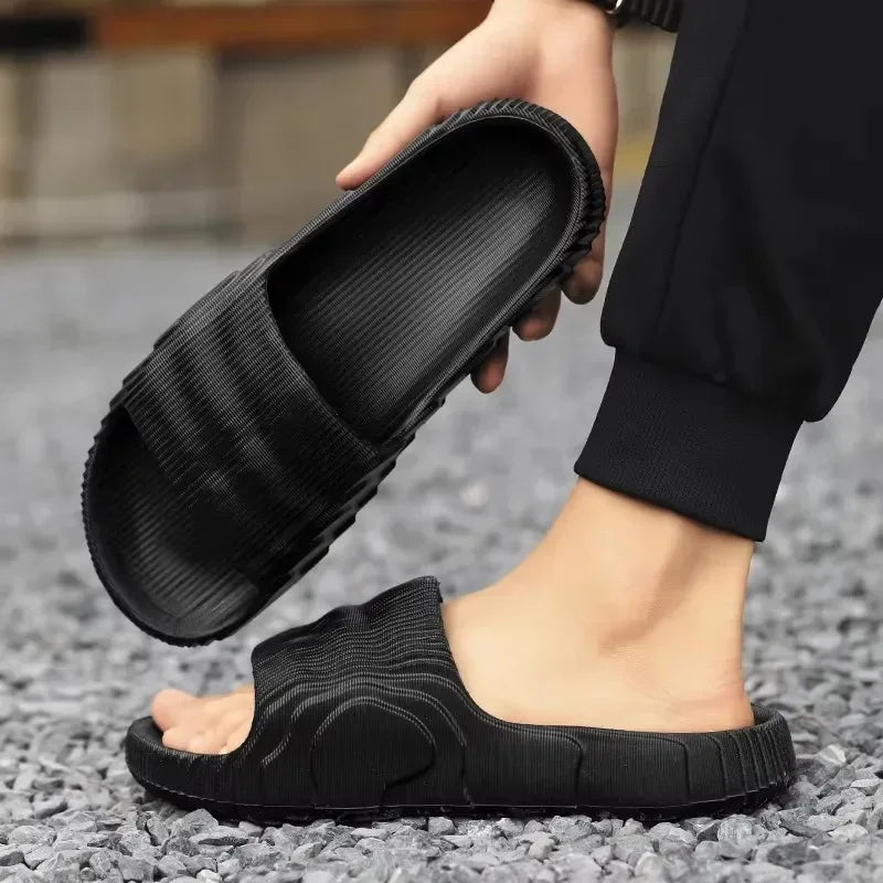 Soft EVA Slide Slippers – Non-Slip Indoor Bathroom Sandals for Men & Women