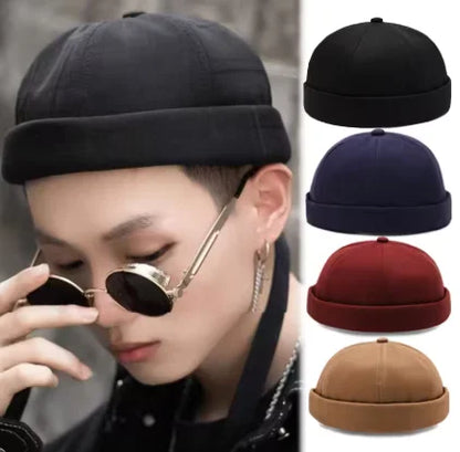 Brimless Docker Beanie Skullcap – Unisex Knit Cap