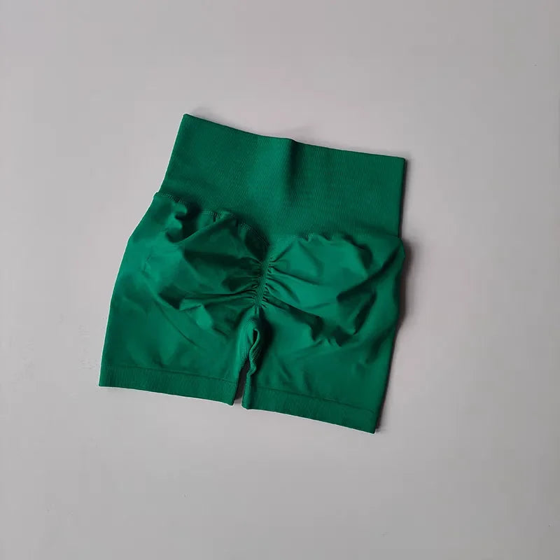 Women's High-Waist Yoga Shorts – Breathable Workout & Running Shorts