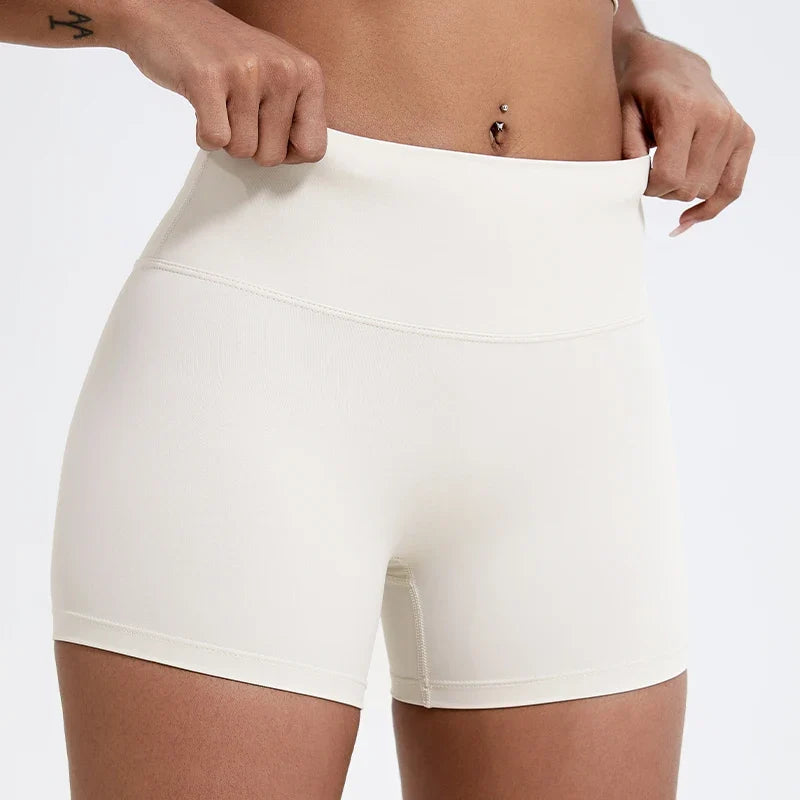 High-Waist Butt Lift Sports Shorts – Slim Fit Running & Cycling Shorts for Women