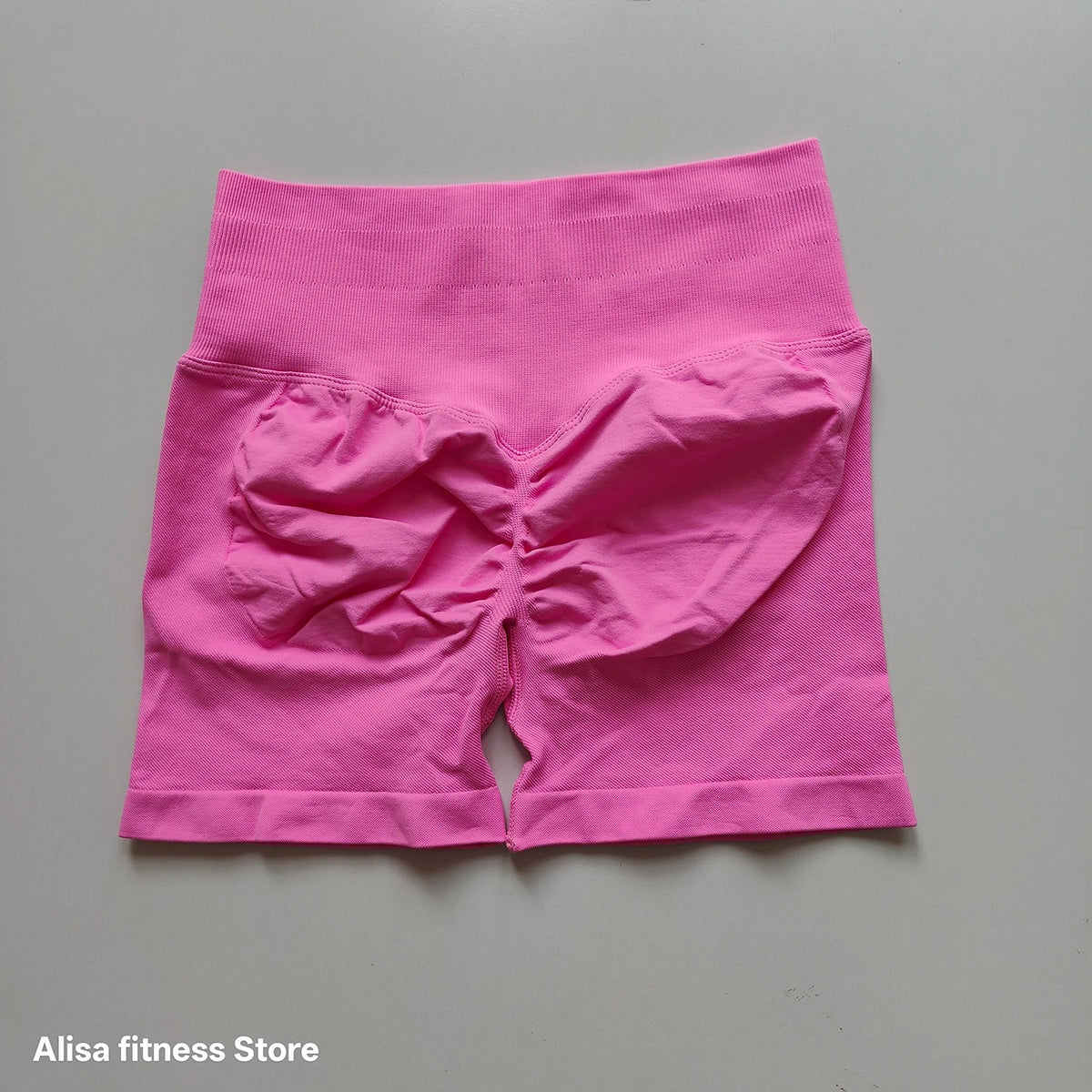 High-Waist Seamless Yoga Shorts – Women's Tummy Control Biker Shorts