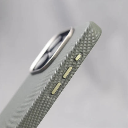 MagSafe Leather iPhone Case with Metal Alloy Lens Frame – iPhone 13–17