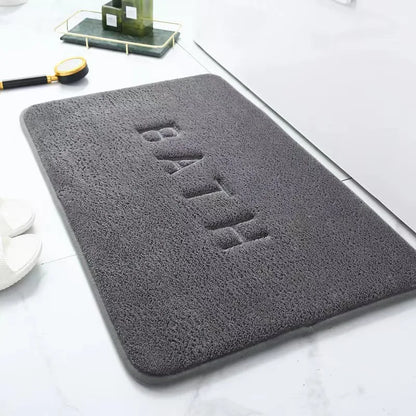 Memory Foam Bath Mat – Anti-Slip Super Absorbent Coral Fleece Floor Rug