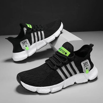Men's Breathable Mesh Sneakers – Lightweight Walking Shoes Plus Size