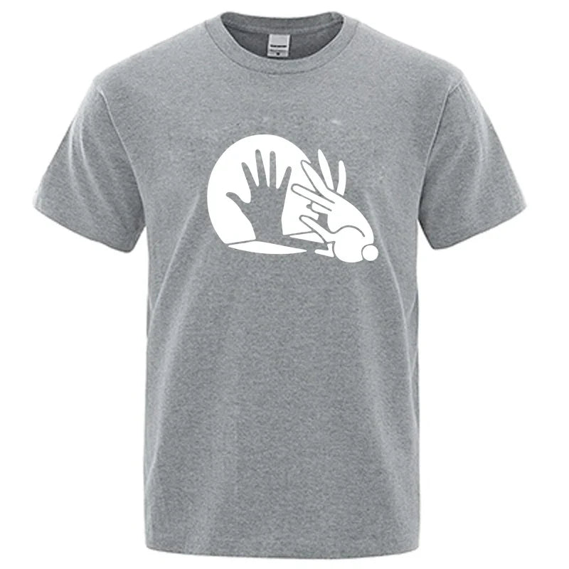 Shadow Puppet Graphic T Shirt Funny Cotton Blend Tee