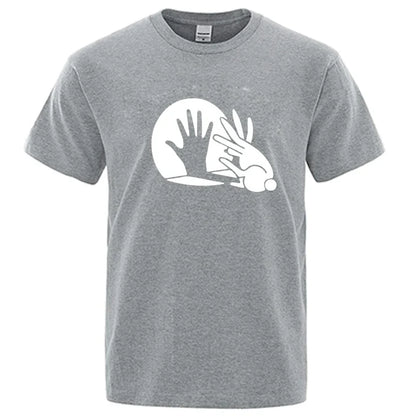 Shadow Puppet Graphic T Shirt Funny Cotton Blend Tee