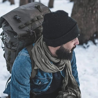 Winter Knit Cuffed Beanie – Warm Unisex Ski Hat