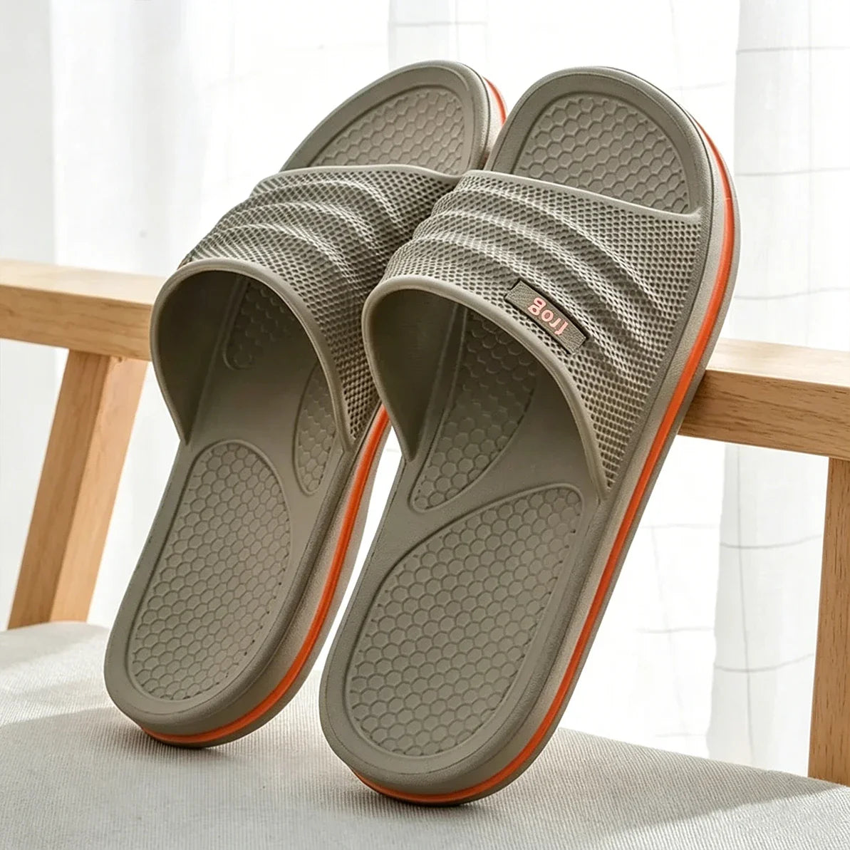 Men's EVA Bathroom Slippers – Soft Non-Slip Indoor House Shoes