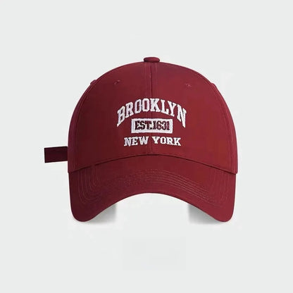 Brooklyn Snapback Baseball Cap – Embroidered Cotton Adjustable Hat