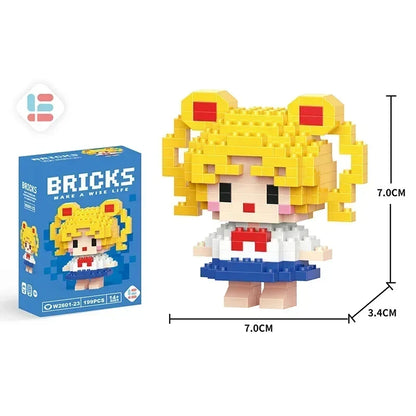 Disney Tsum Tsum Mini Building Blocks – Cartoon Micro Brick Figures