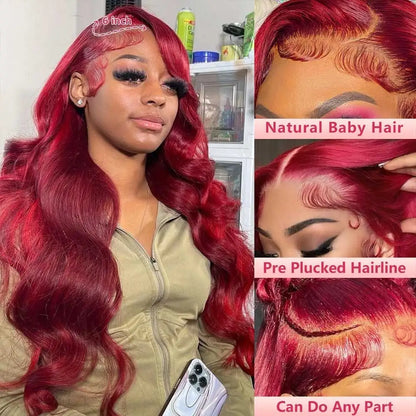 HD Lace Front Human Hair Wig – Straight, Deep Wave & Body Wave