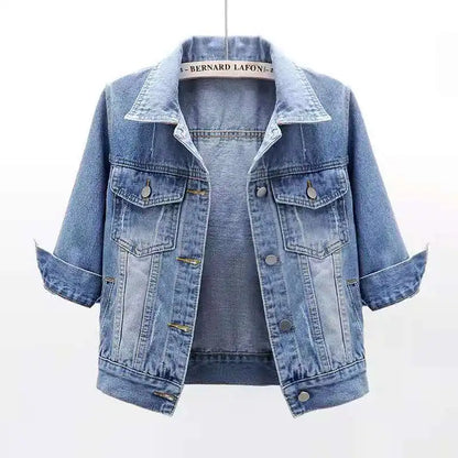 Women's Casual Denim Jacket – Short Jean Coat