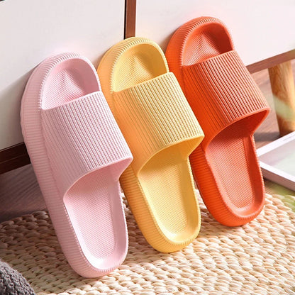 Thick Platform Cloud Slides – EVA Pillow Sole Slippers