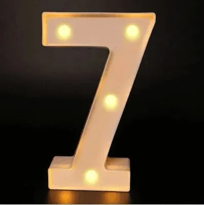 LED Marquee Letter & Number Light – Alphabet Night Lamp