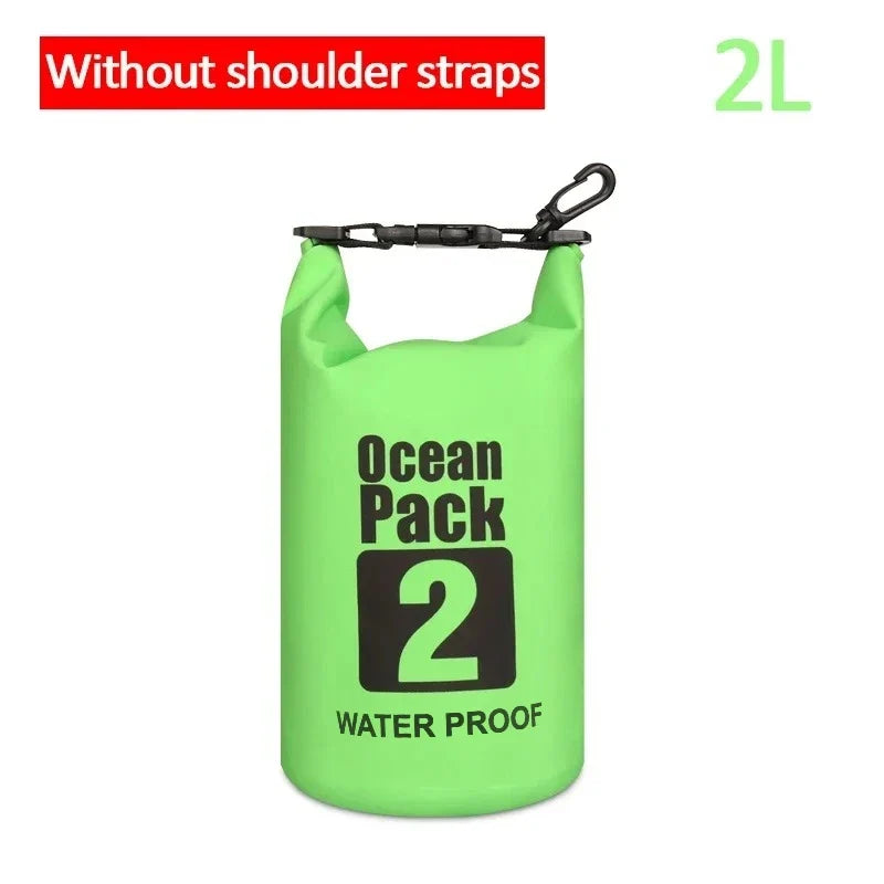 Waterproof Dry Bag 2L–30L – PVC Ocean Pack for Outdoor Sports