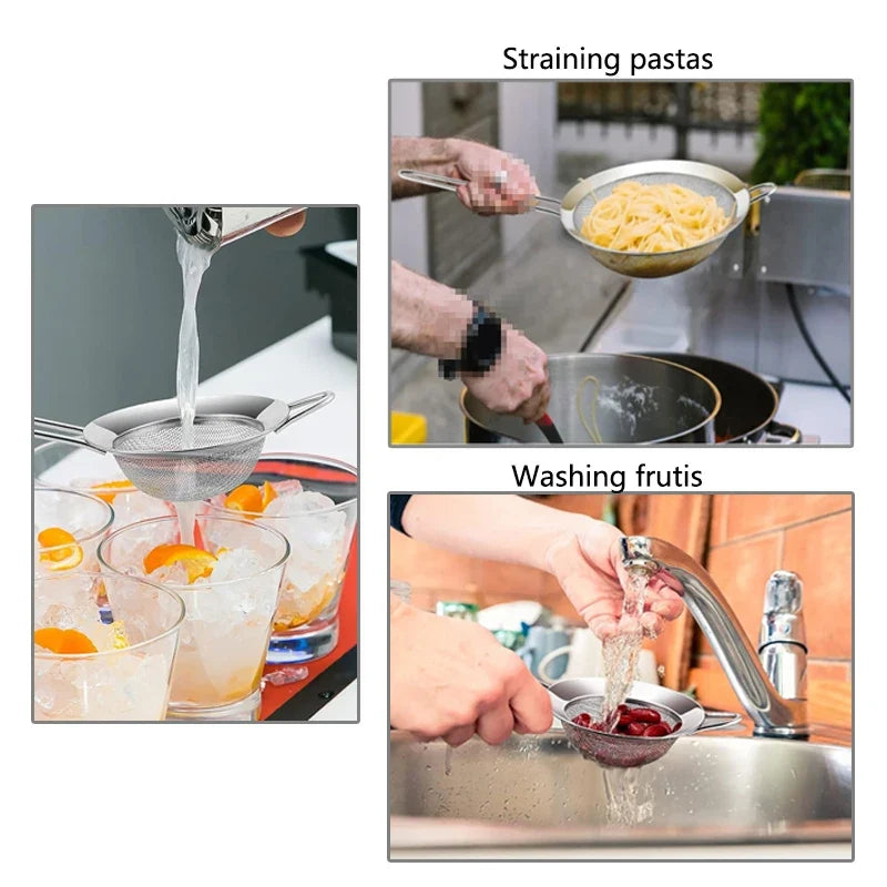 Stainless Steel Fine Mesh Strainer Sieve – Multiple Sizes