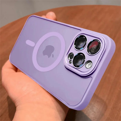 Lens Protection MagSafe iPhone Case – Matte Translucent