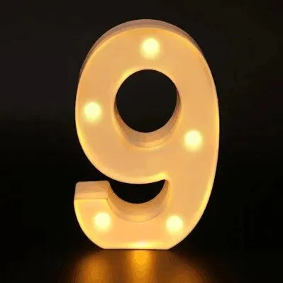LED Marquee Letter & Number Light – Alphabet Night Lamp