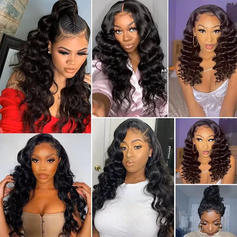 Loose Deep Wave Human Hair Bundles – Brazilian Remy Hair