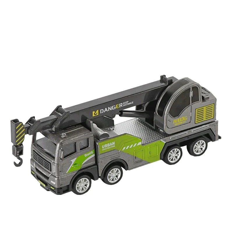 1:50 Scale Die-Cast Construction Vehicle Toy – Truck, Excavator, Crane & More