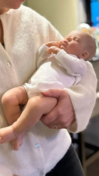 Reborn Baby Doll 19 Inch – Realistic Silicone Vinyl & Cloth Body