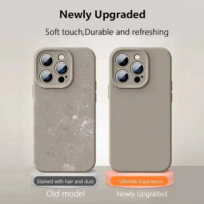 Liquid Silicone MagSafe Magnetic iPhone Case – iPhone 11–16 Pro Max