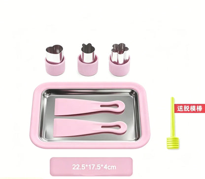 Rolled Ice Cream Pan with 2 Spatulas – DIY Frozen Yogurt Maker