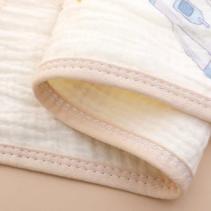 Baby Muslin Burp Cloth & Face Towel – 6-Layer Cotton Gauze