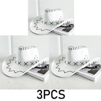 3PCS White