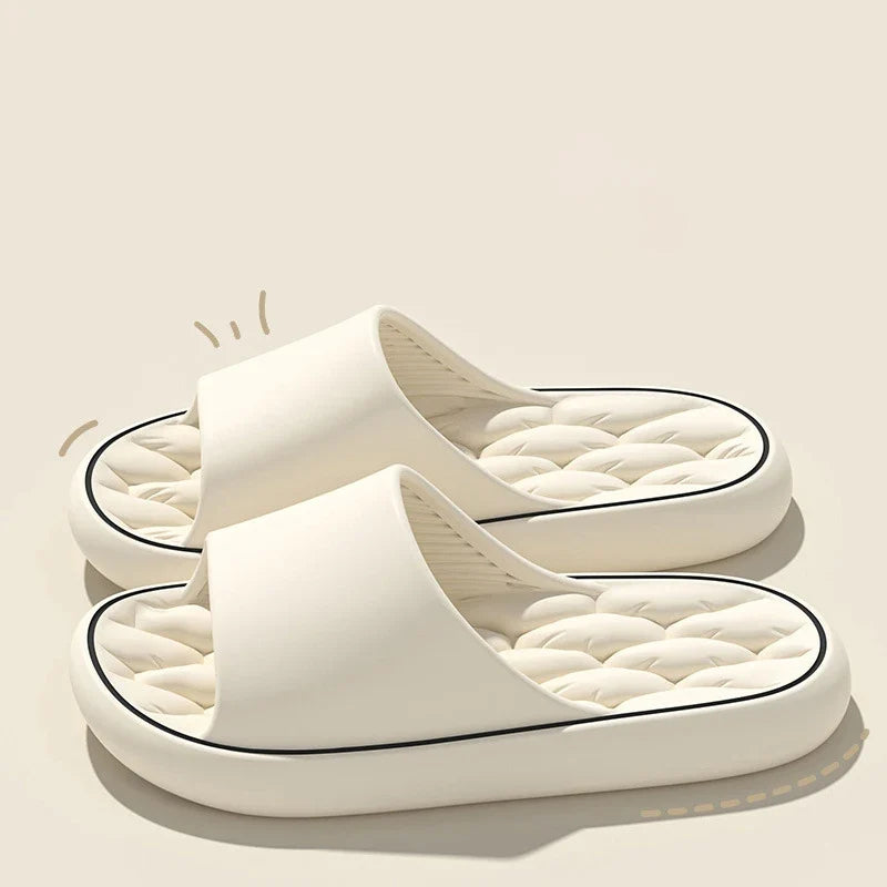 EVA Cloud Slide Slippers – Thick Cushion Non-Slip Indoor Shoes