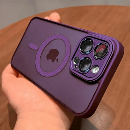 Lens Protection MagSafe iPhone Case – Matte Translucent