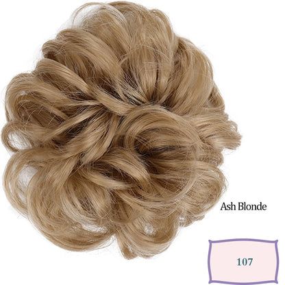 Messy Bun Hair Scrunchie – Synthetic Chignon Updo Hairpiece