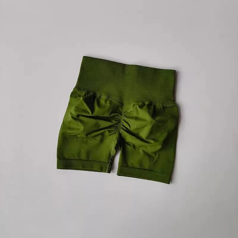Women's High-Waist Yoga Shorts – Breathable Workout & Running Shorts