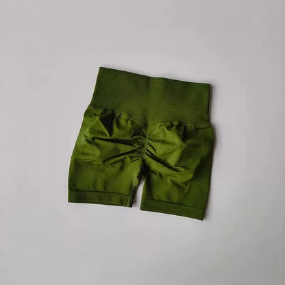 Ruched Butt Lift Yoga Shorts – High Waist Women's Workout Shorts
