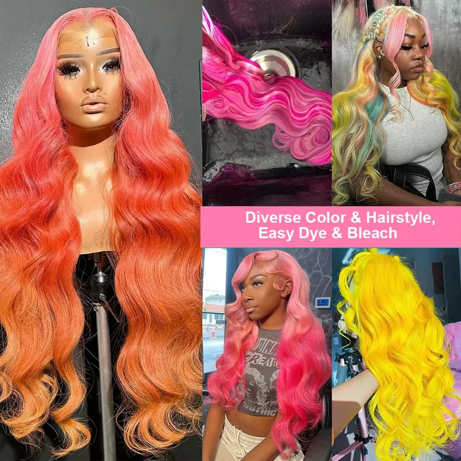 613 Blonde Body Wave Lace Front Wig Human Hair 13x6 13x4