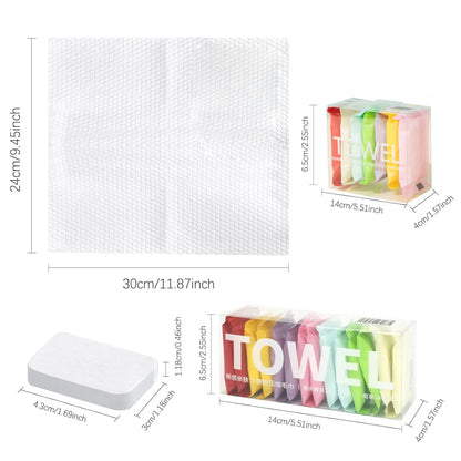 Compressed Travel Towel Set – Disposable, Soft & Multi-Purpose