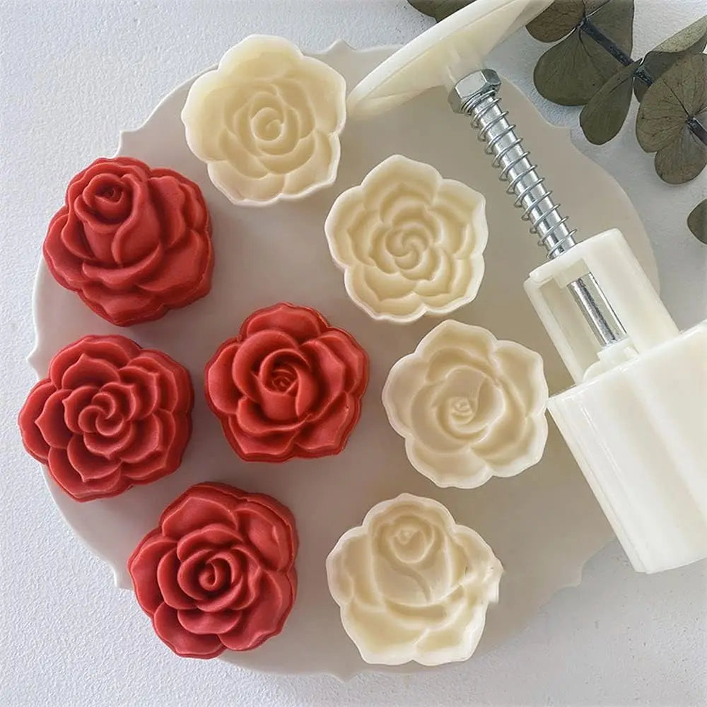 Mooncake Mold DIY Hand Press – Pastry & Mung Bean Cake Stamp